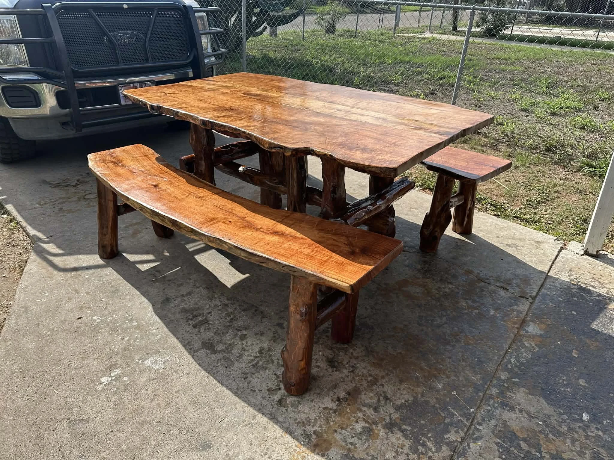 Mesquite Rustic Table Set #047