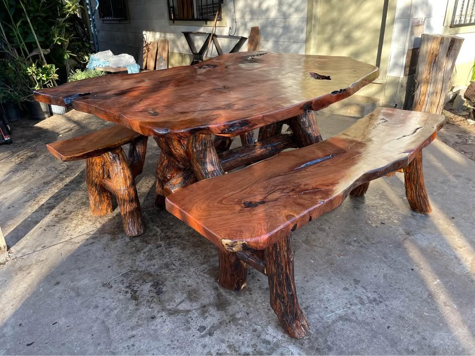 Mesquite Rustic Table Set #004