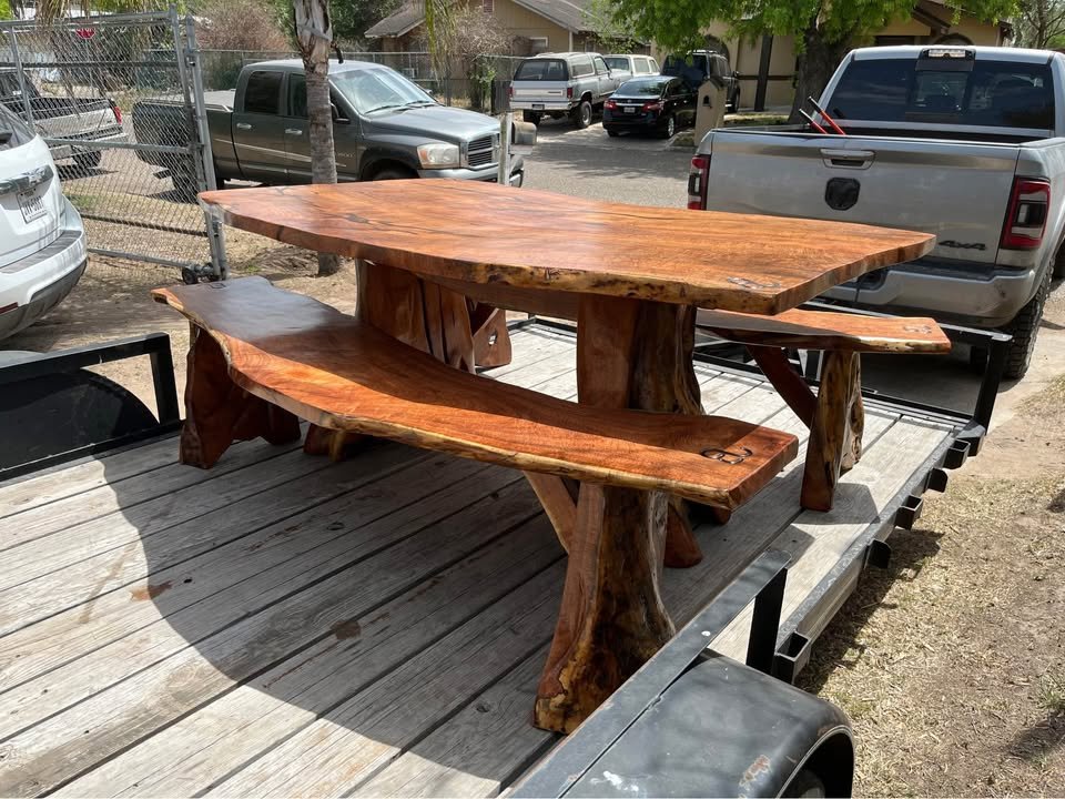 Mesquite Root-style Table #022