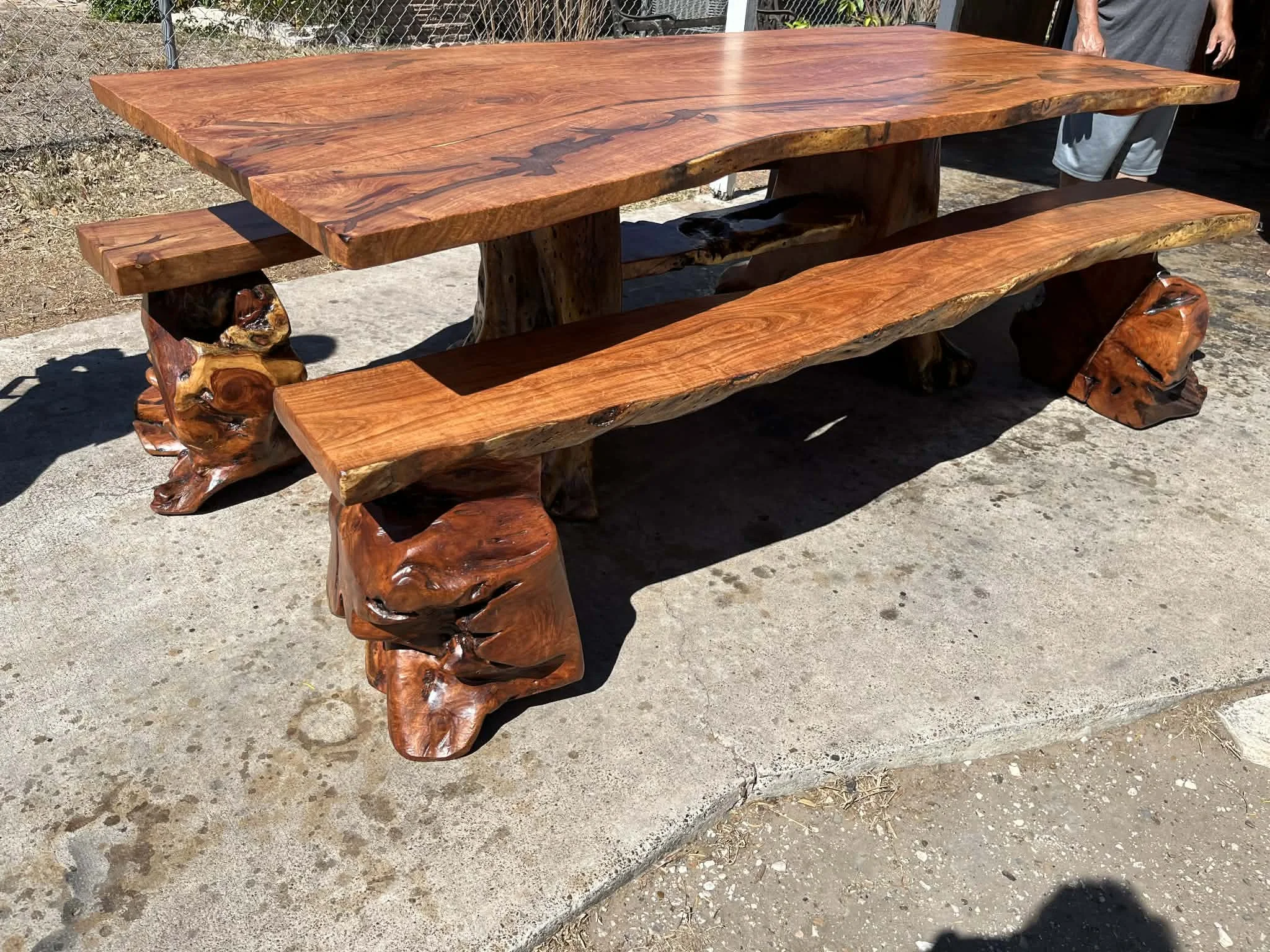 Mesquite Root-style Table #041