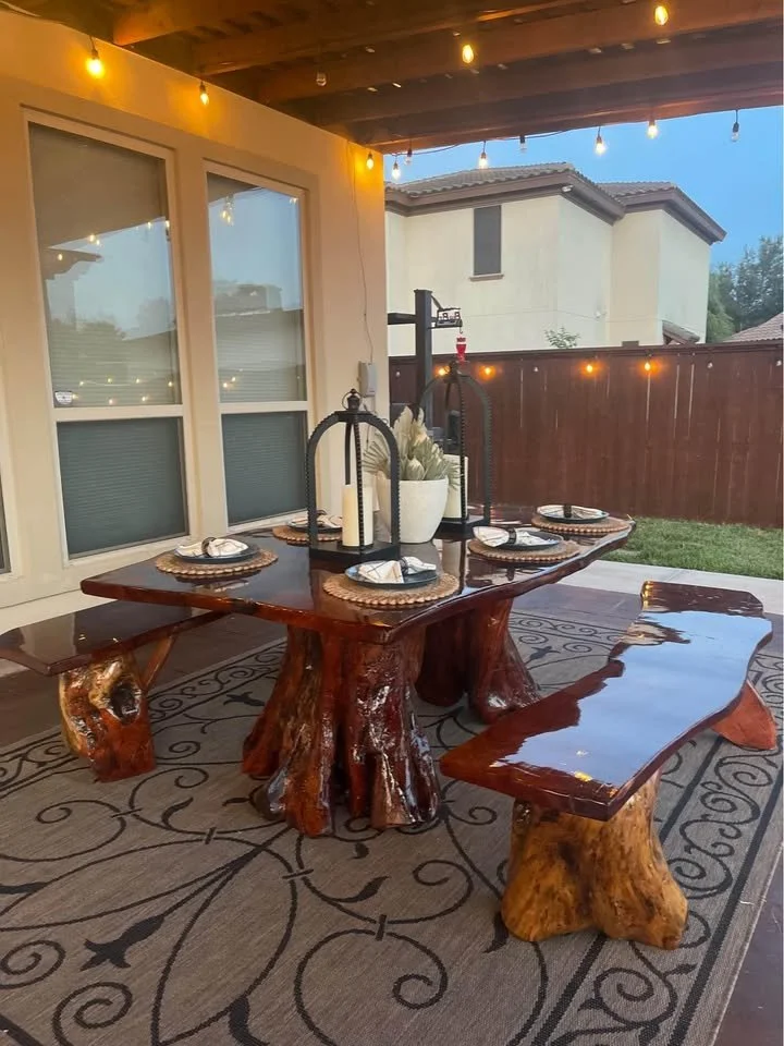 Mesquite Root-style Table #024