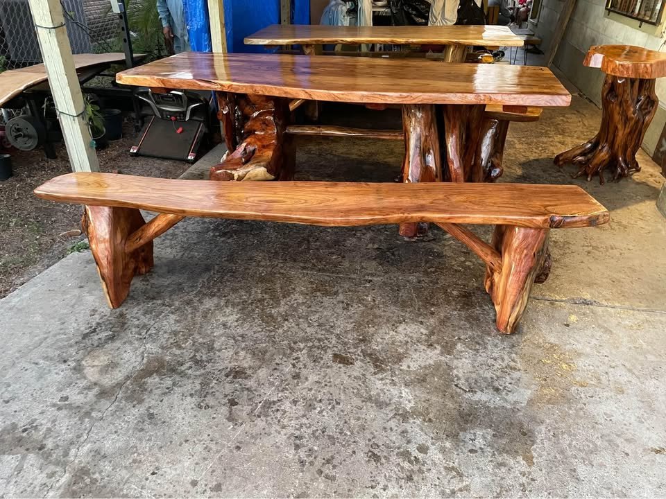 Mesquite Root-style Table #026