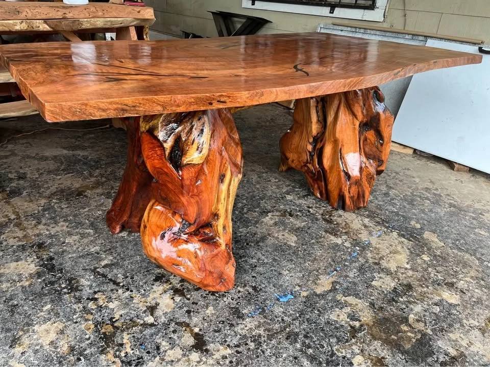 Mesquite Root-style Table #018