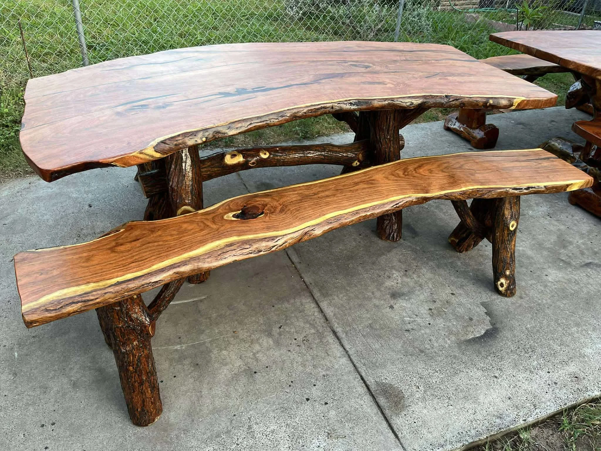 Mesquite Rustic Table Set #048