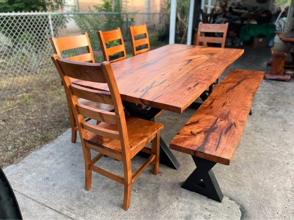 Modern Mesquite Table (Natural Filling) #032