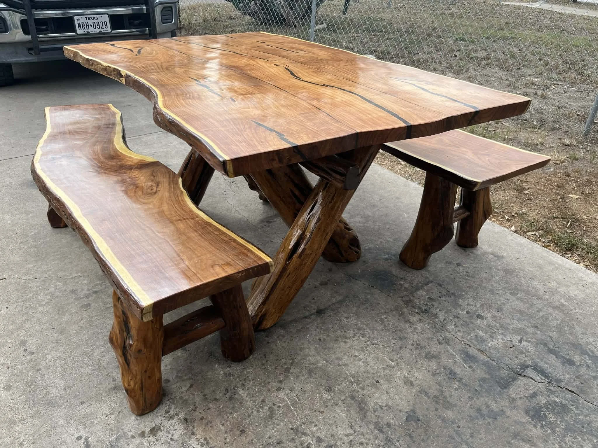 Mesquite Rustic Table Set #045