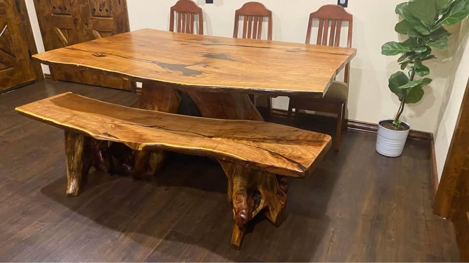 Mesquite Root-style Table #025