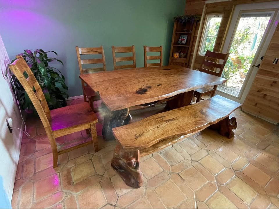 Mesquite Root-style Table #019