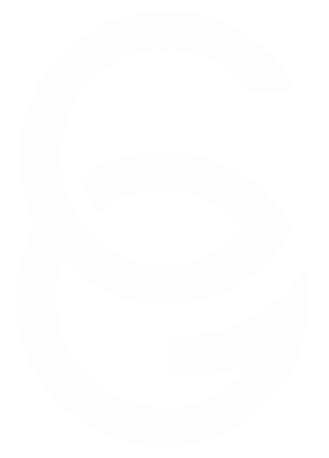 A 3D rendered icon of the letter 'e' designed with geometric shapes and shading.