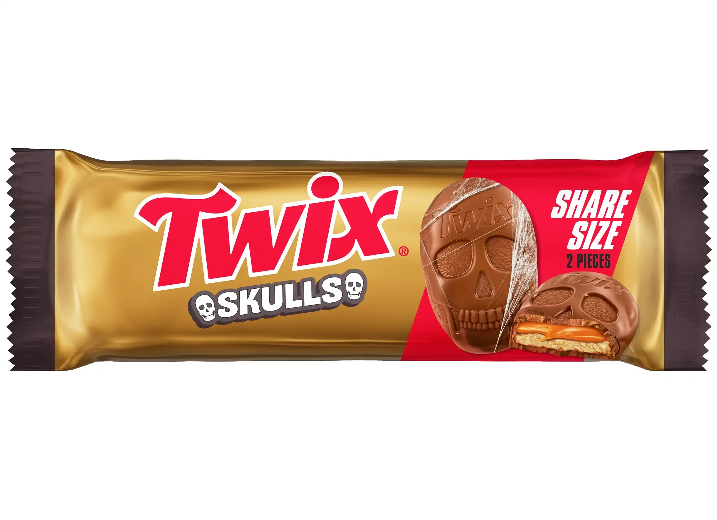 Twix Skull Shapes In Wrapper - Food Photographer Philadelphia & New Jersey