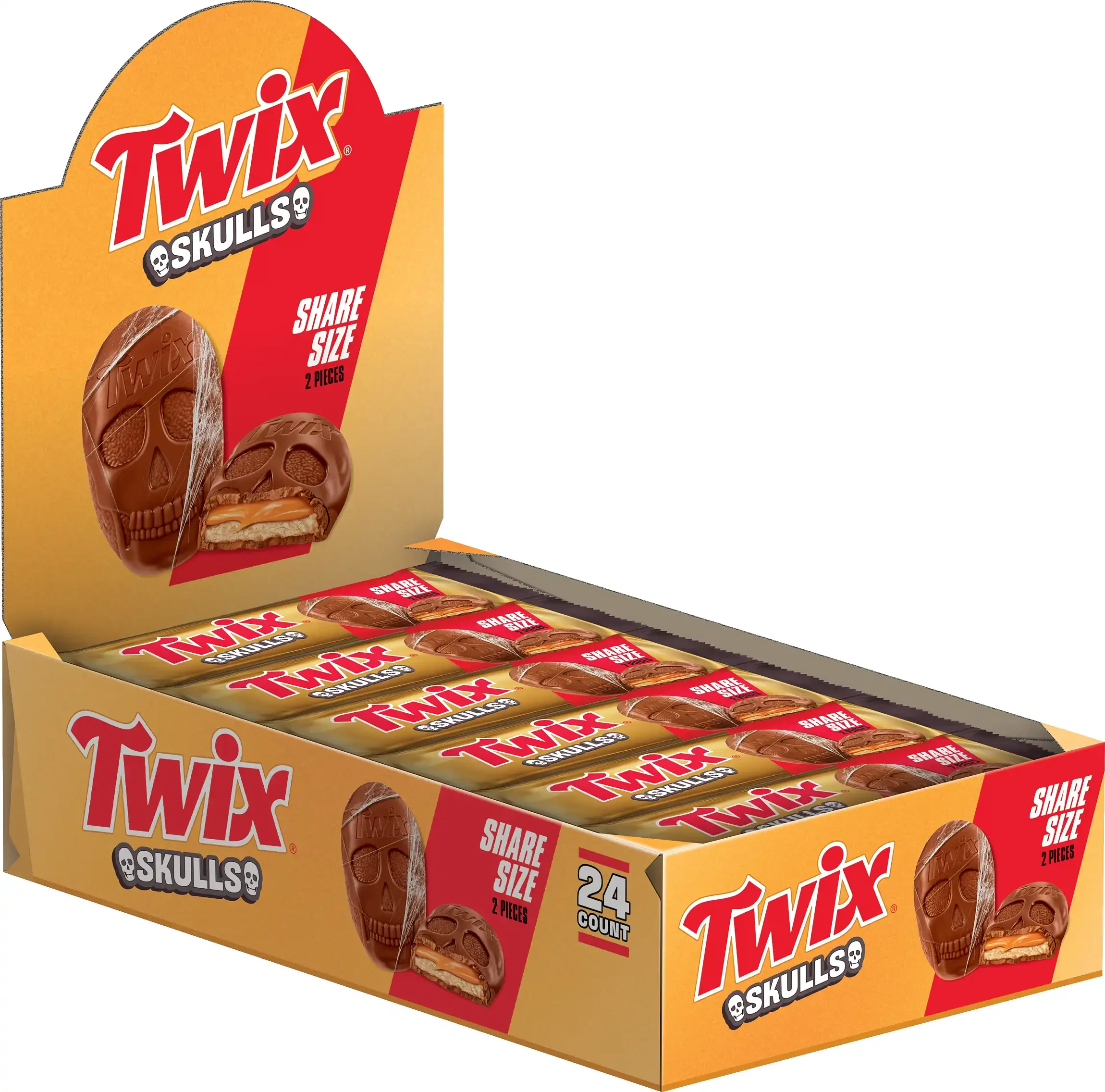 Twix Skull Shapes in Display - Food Photography Philadelphia, PA & New Jersey