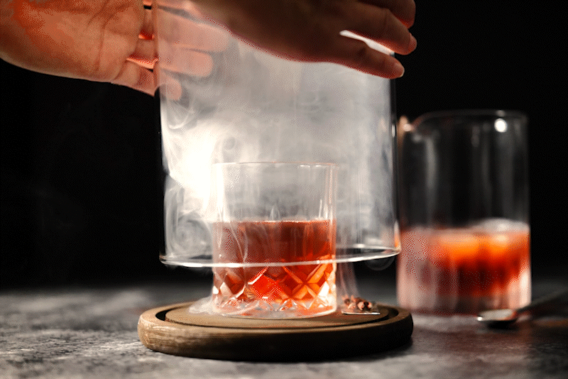 smoked manhattan cocktail video by videographer paul bartholomew - drink photographer paul bartholomew - drink stylist andrea bartholomew