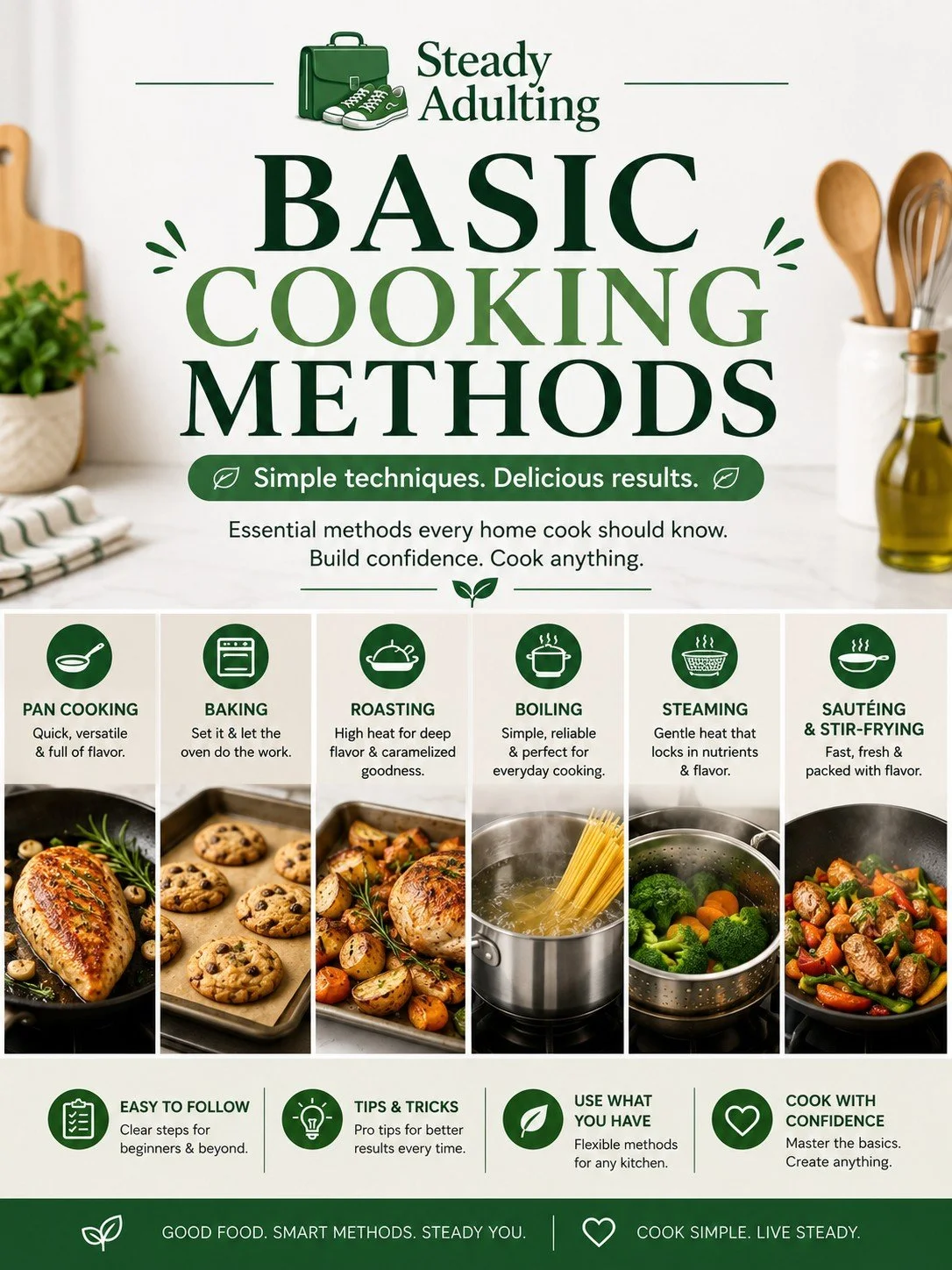 Basic Cooking Methods: What to Know Before You Start