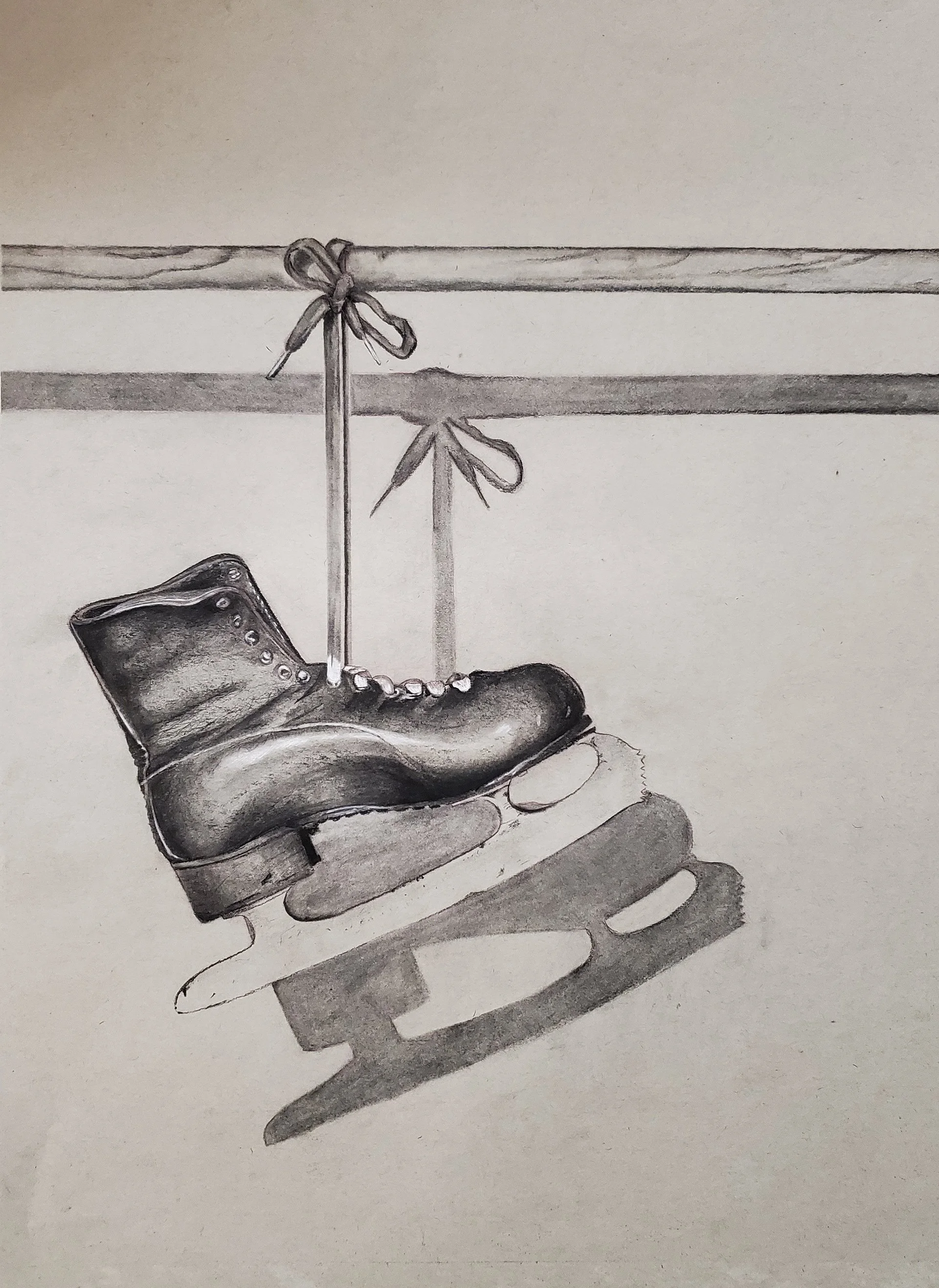 Meka Johnson - Ice Skate - Charcoal Illustration©.jpg
