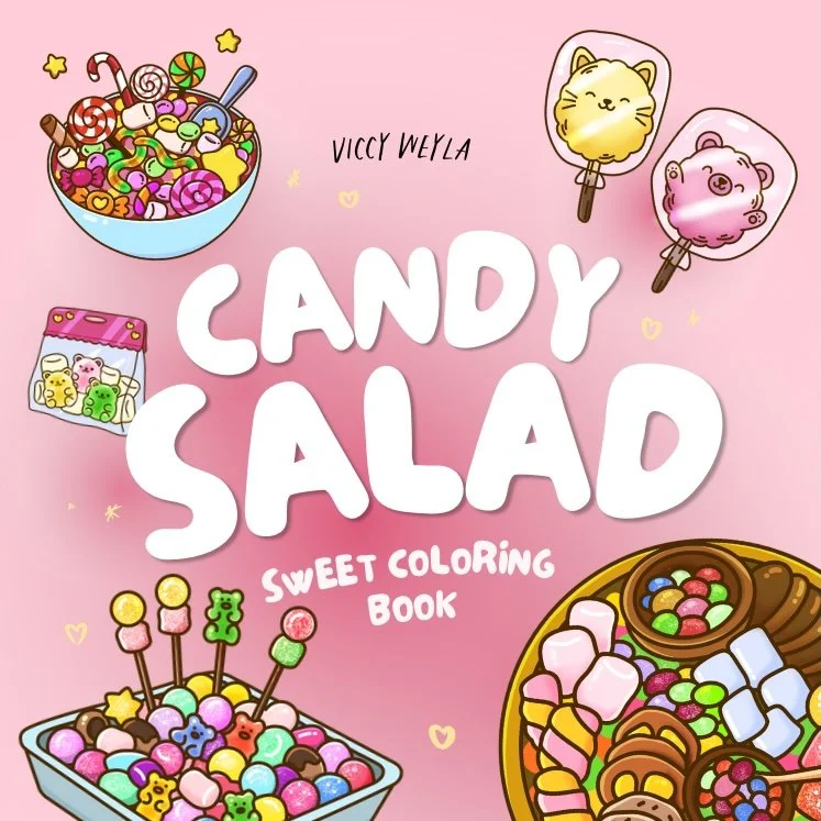 Coloring Book "Candy Salad"