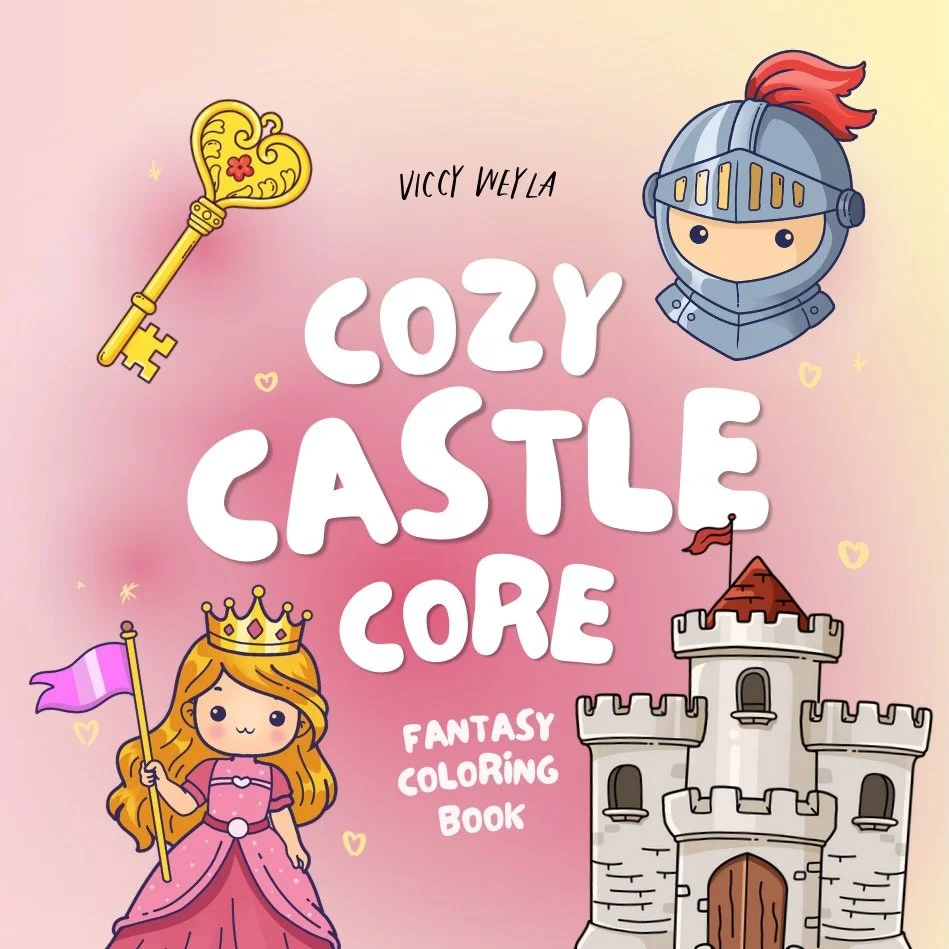 Coloring Book "Cozy Castlecore"