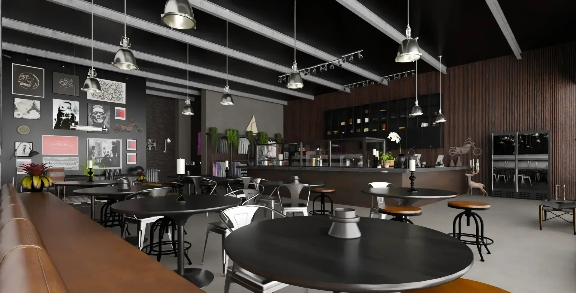 Steel & Steam Coffee. Co, aroohiandesign