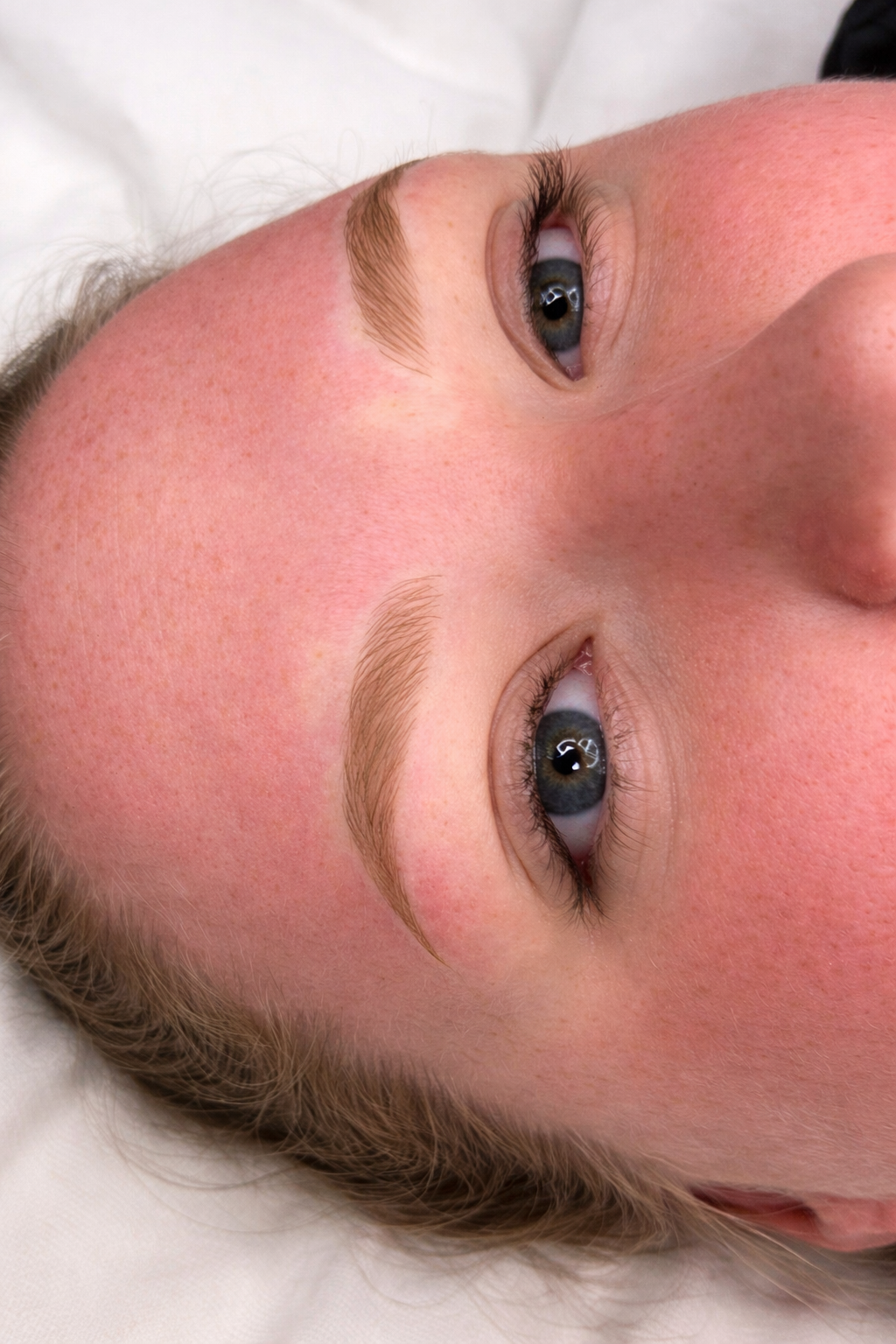 After powder ombre brows