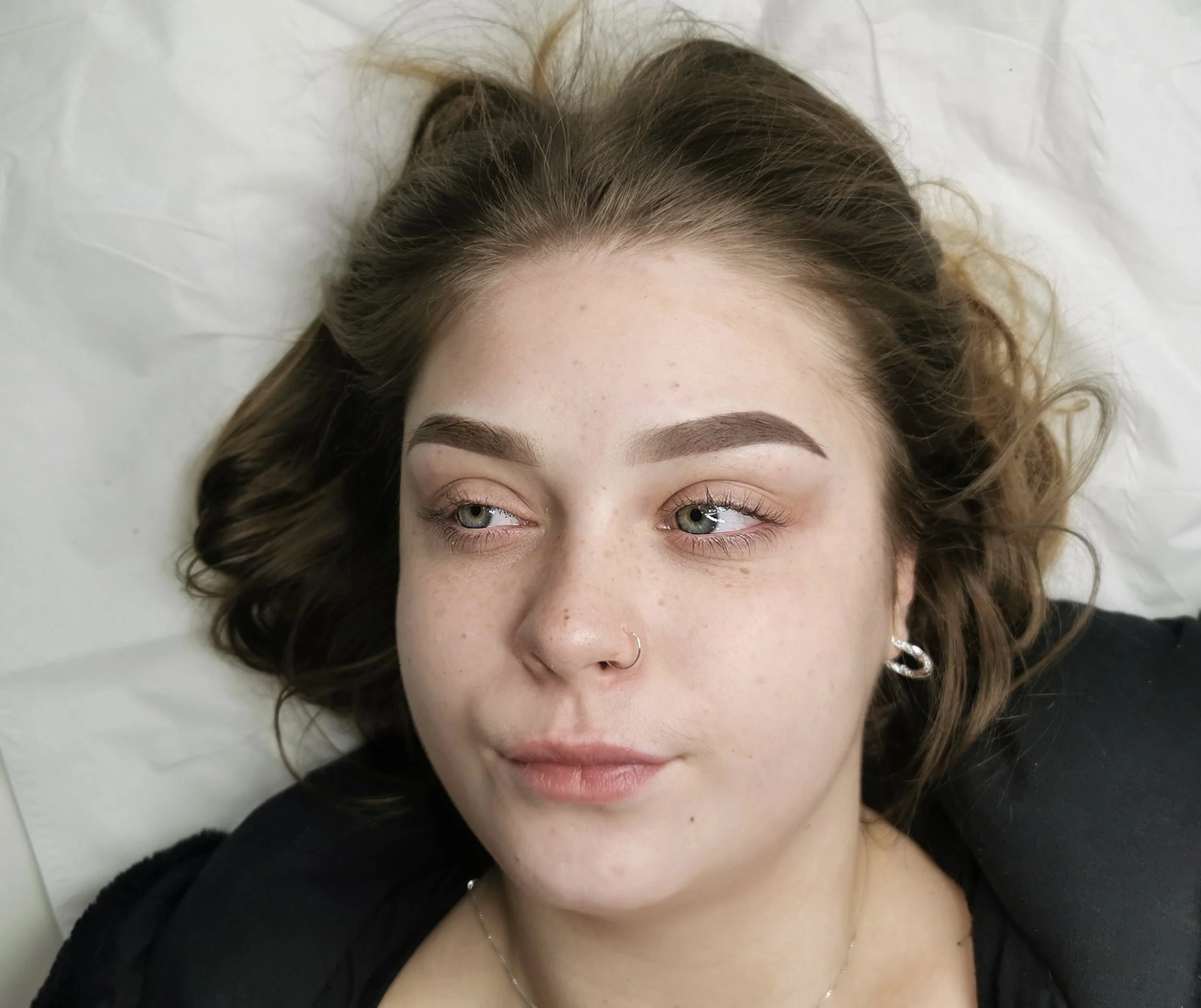 Trichotillomania Client After Powder Ombre 