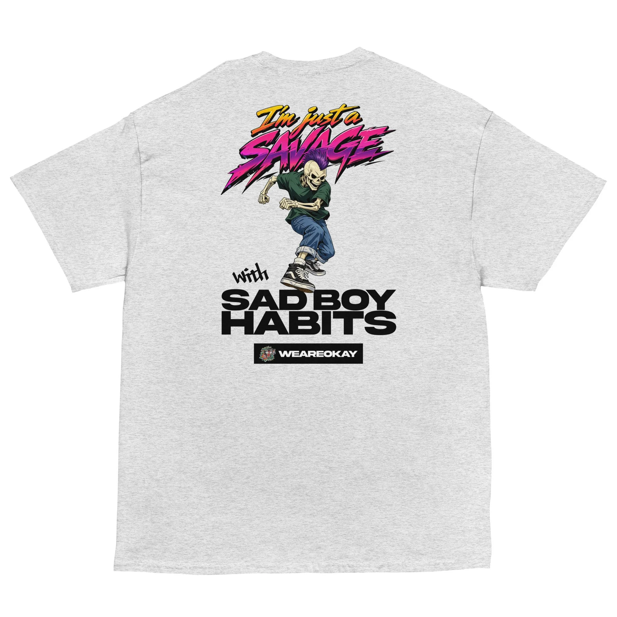 sad boy habits tee light