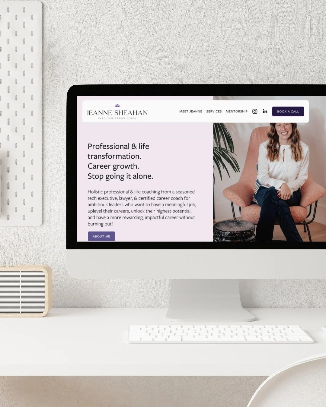 Most coaches get 60-70% of their clients through their network.

A referral. A past colleague. Someone from their certification cohort.

That person already trusts you a little.

They just need to confirm it.

So they Google you.

And your website ei