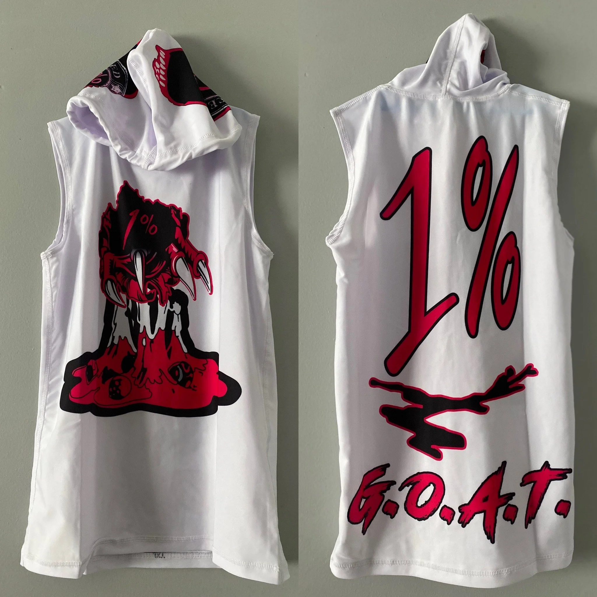 Pink "G.O.A.T." Limited Edition 1% Sleeveless Shirt