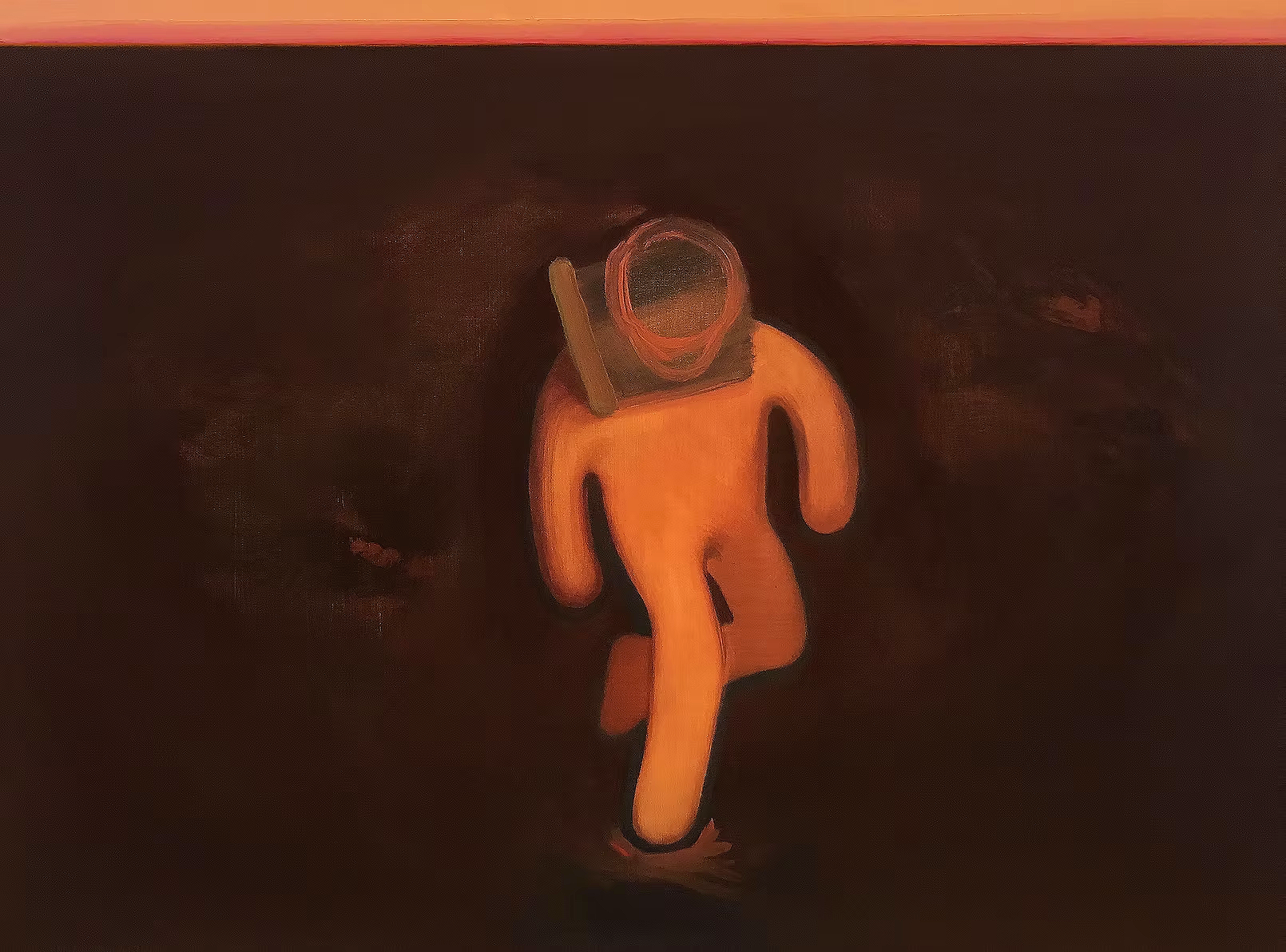 Kickball, 2025. Oil on canvas.