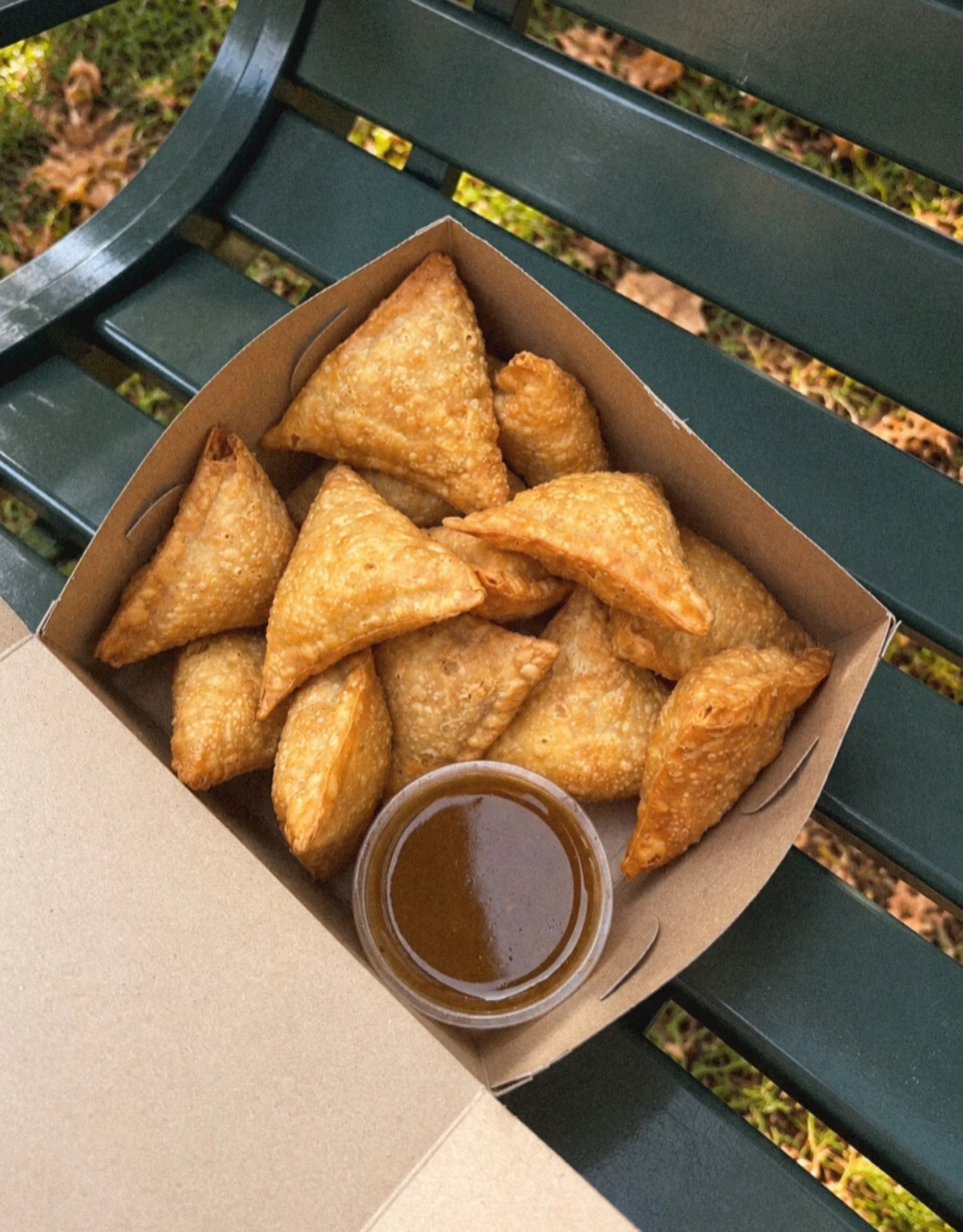 officially entering samosa weather in calgary 🍂 (not that it ever wasn&rsquo;t)
