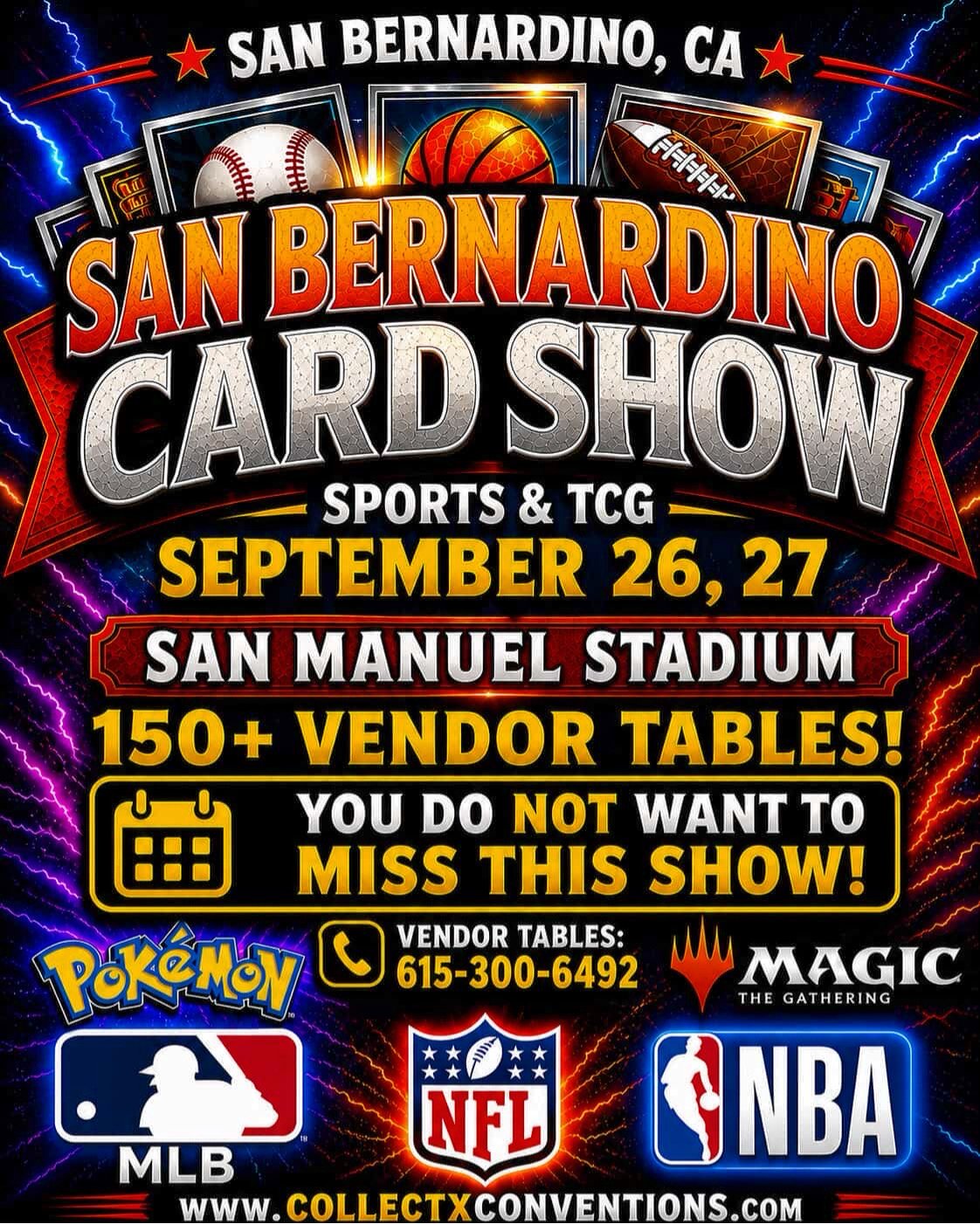 Vendor Table for 9/26-9/27