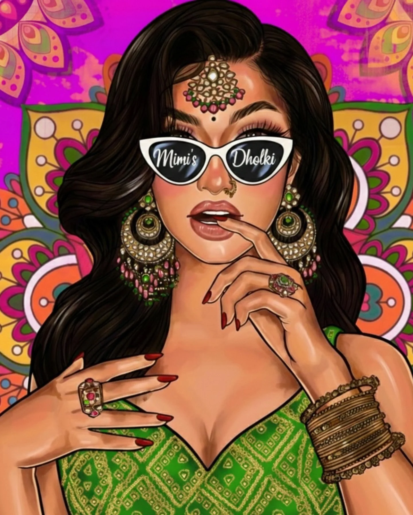 Hope the select few kicking off Maddy&rsquo;s dholki festivities have their RSVPs in! 💃🥁✨
#madsforbabs