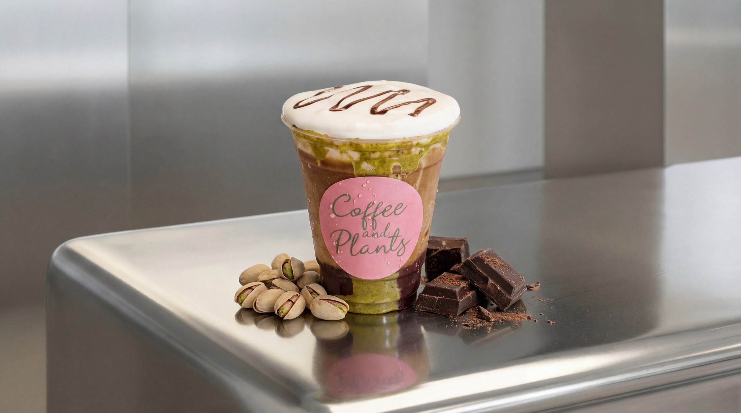Dubai Chocolate Latte |  Viral Favorite  Chocolate ·  Pistachio