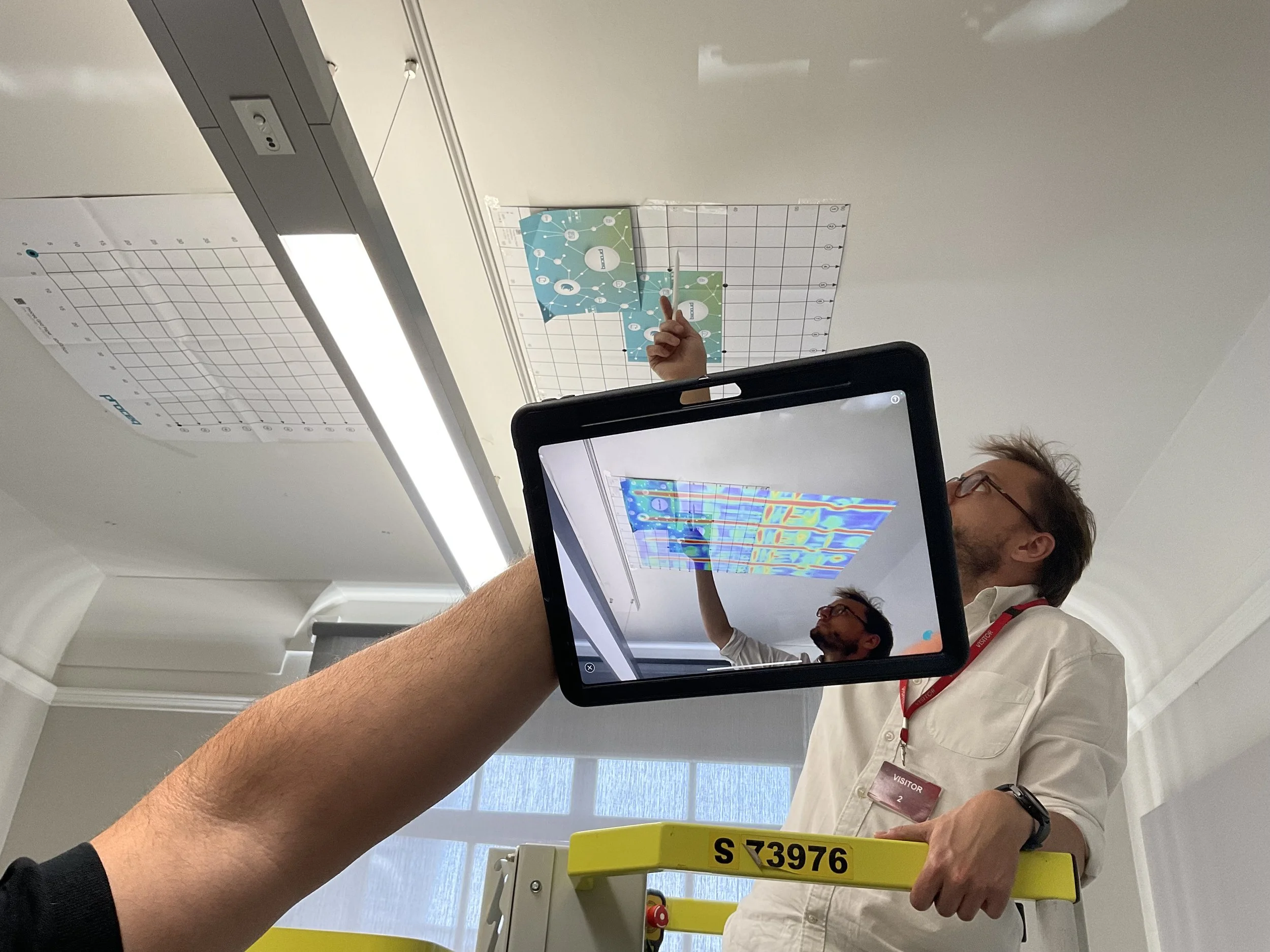 Finding Heating pipes in the Bank of England