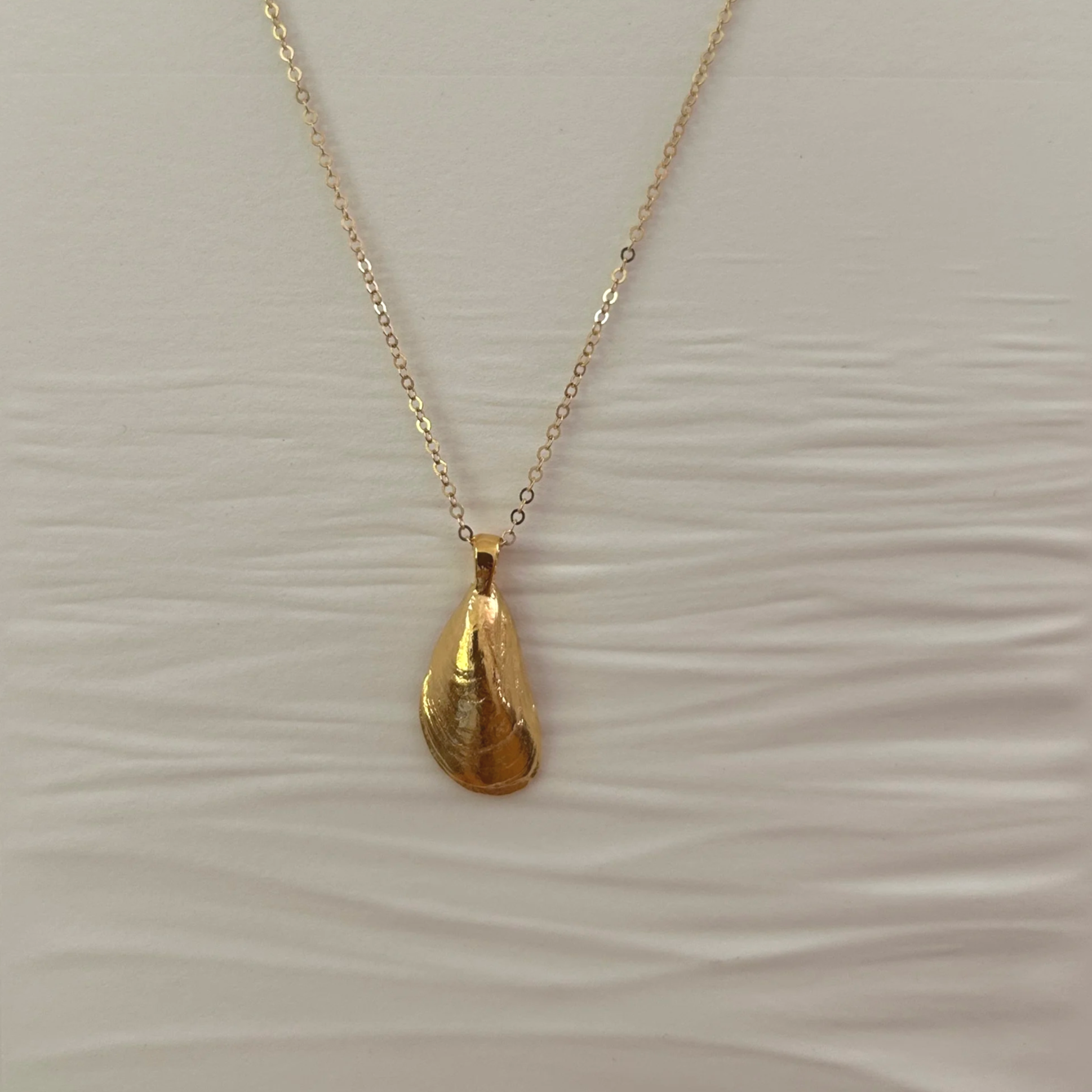 Blue Mussel Necklace