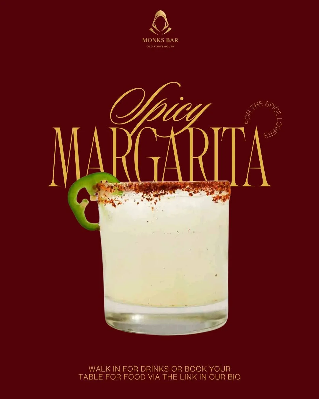 It's most definitely marg weather... why not pop down and sit in our little sun trap and enjoy a spicy one? 

Or shelter from the heat in our cool restaurant. Serving from 12pm 🧊🍹