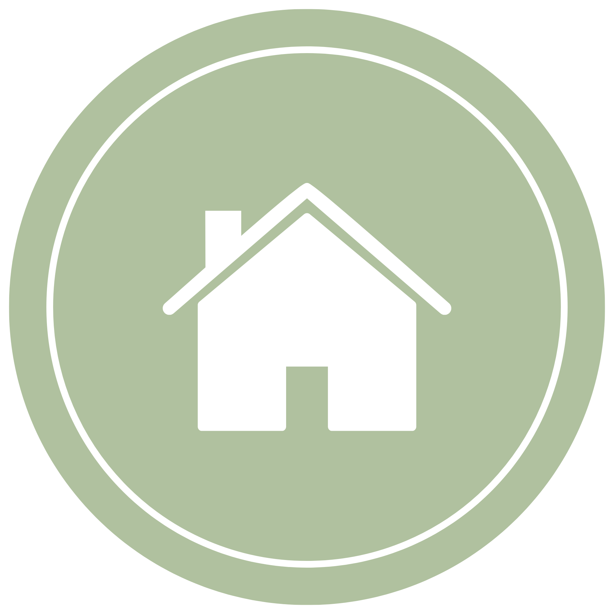 Green icon with a white house and a circular arrow above it, symbolizing home repair or renovation services.