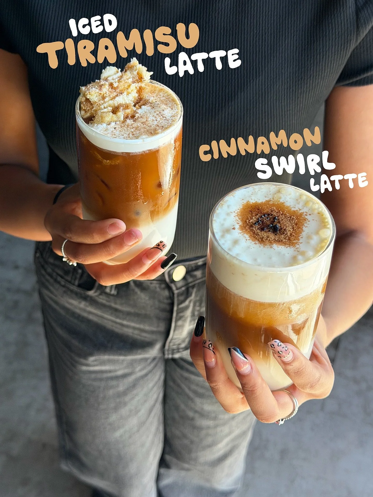 WAKE UP 🫨
NEW iced coffee specials at Circo 💕

&bull; Iced Tiramisu Latte
&bull; Cinnamon Swirl Latte 

Available for the FULL month of May 💅☕️
Dine in OR take away 
www.circoitalian.com
.
.
.
#coffee #icedcoffee #brunch #breakfast #coffeelover