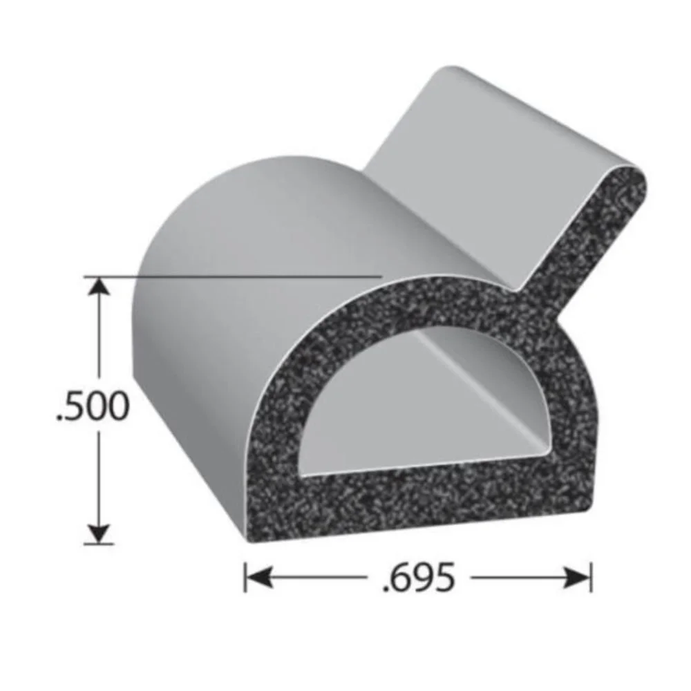 RUBBER DE PORTE BOLER EN «P»