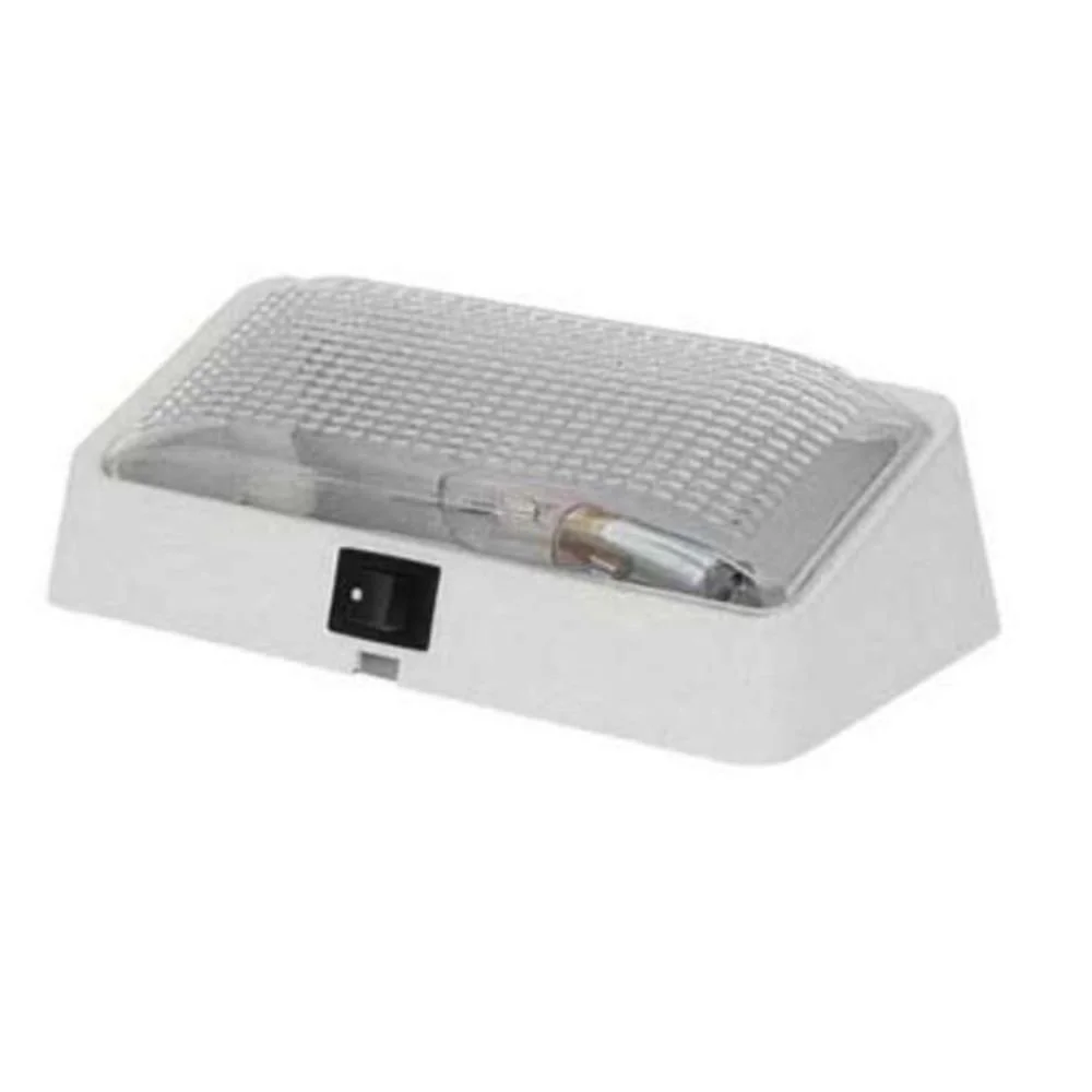 LUMIÈRE DE PORCHE RECTANGLE INCANDESCENTE AVEC BOUTON