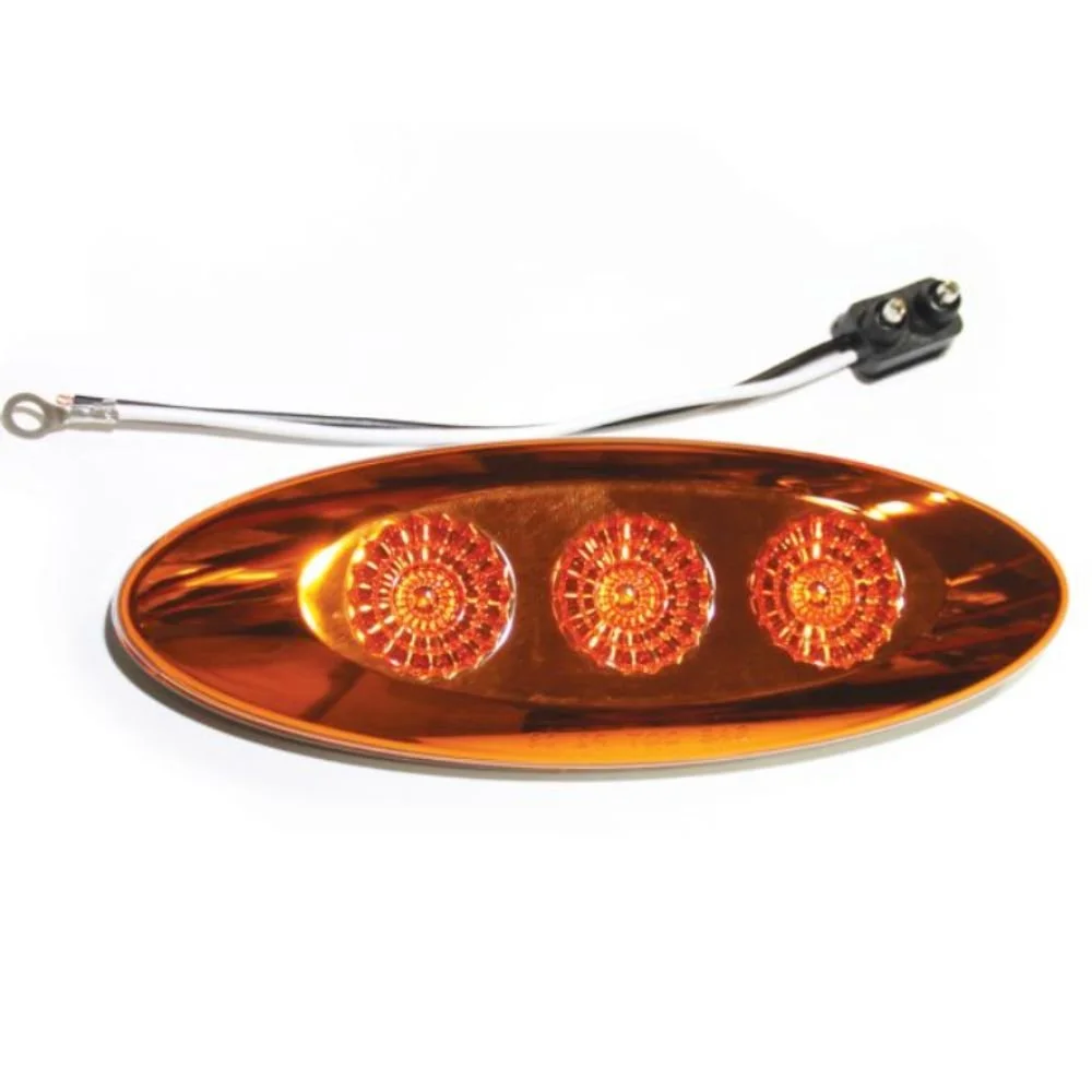 Lumière de gabarit LED ambre 6.5 x 2.25