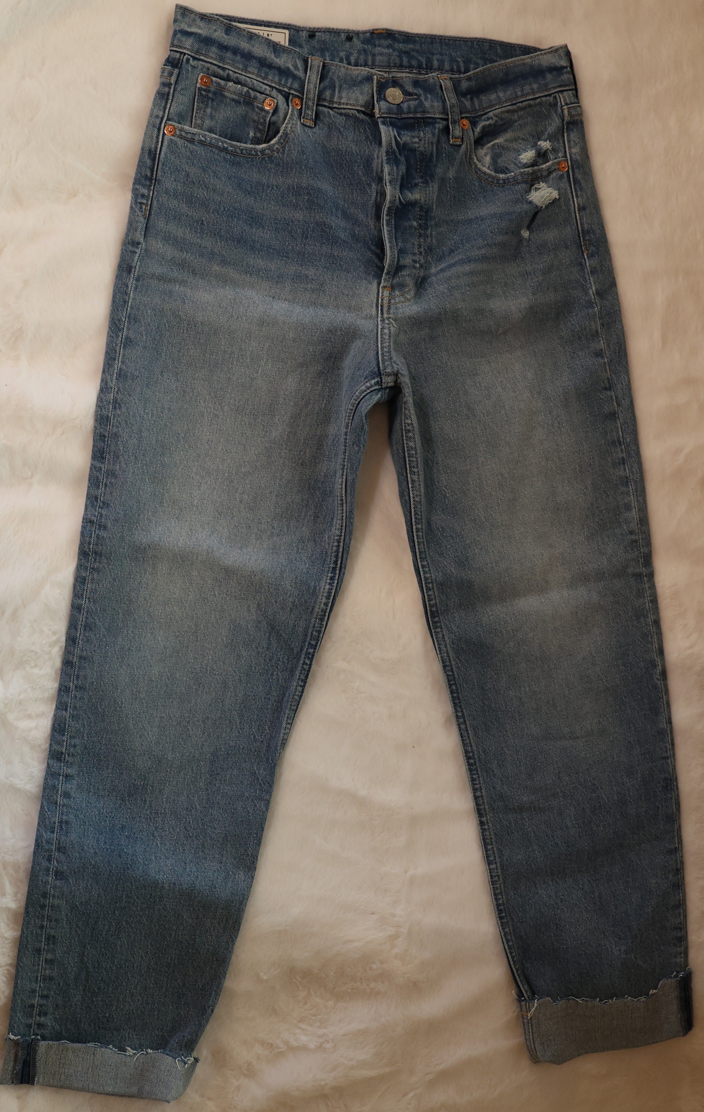 Gap Cheeky Straight High Rise Jeans Size 8 Tall Excellent Condition
