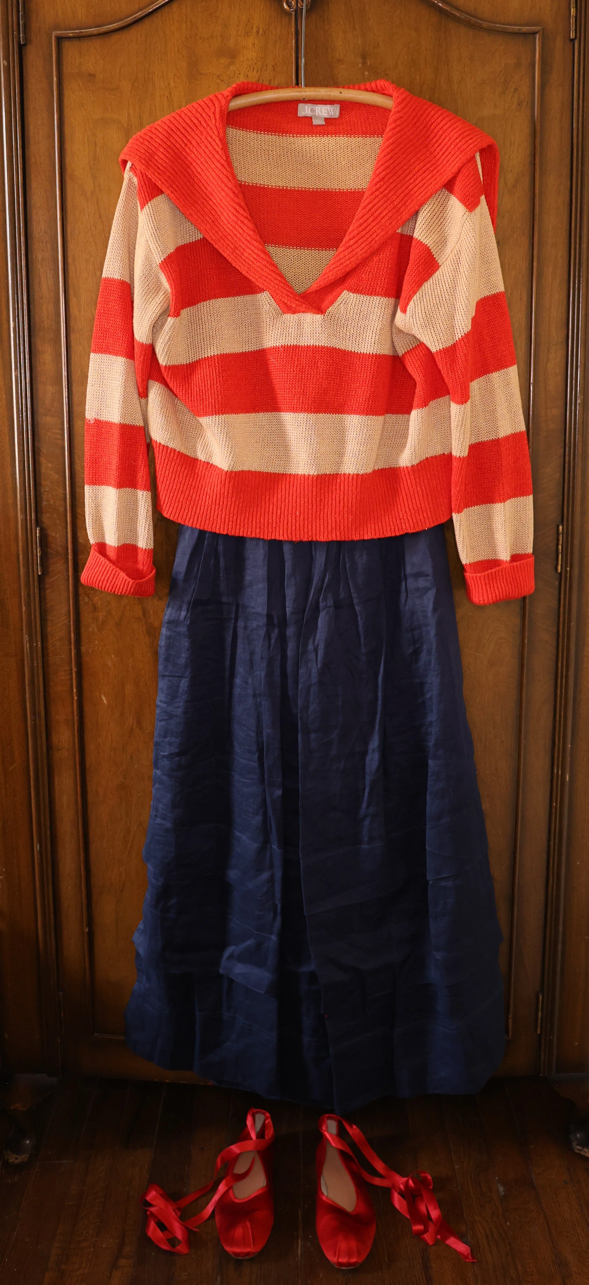 J Crew Striped Cotton Sailor Sweater Size Small Excellent Condition