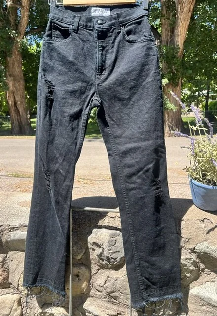 Derek Lam 10 Crosby Denim Leah Style Size 27 Black