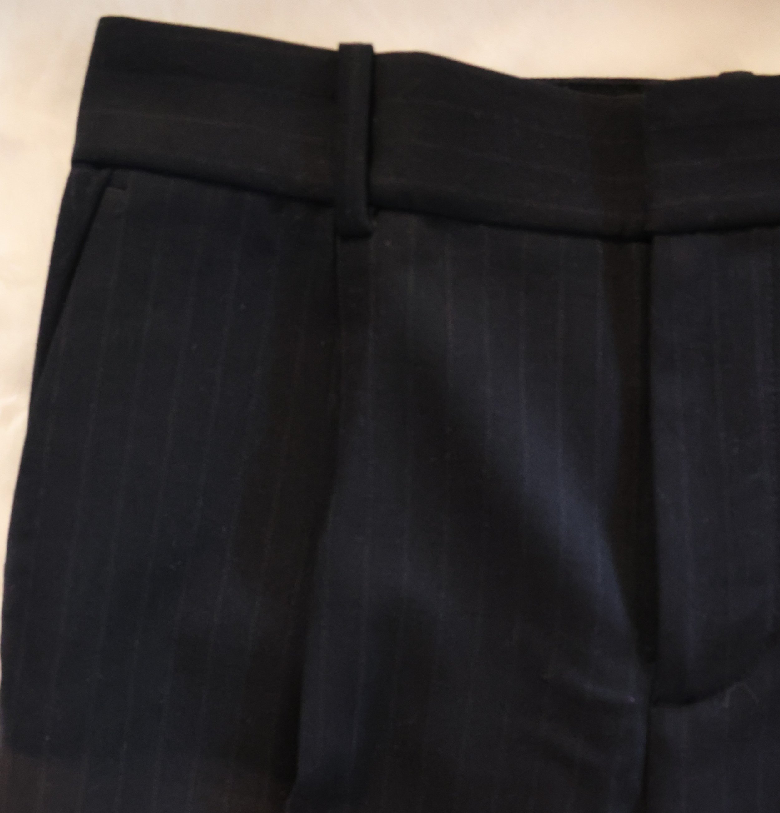 Madewell Slouchy Straight Pin Stripe Pant Size 2 NWOT