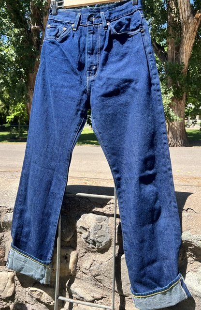 Levi's 701 Vintage 1950's Style Selvedge Jeans. Size 27x34. Excellent Condition.