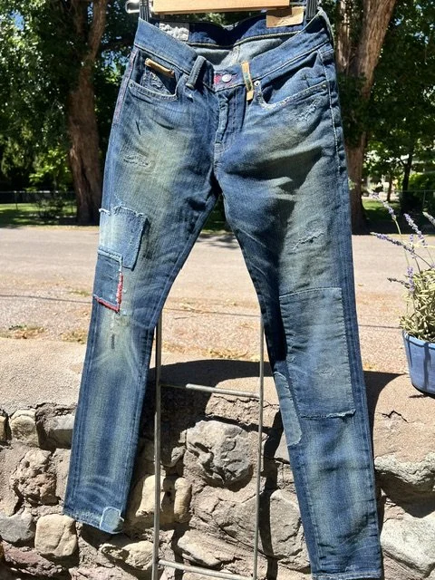Polo Ralph Lauren Tompkins Skinny Jeans With Leather and Bead Trim Size 26 NWT