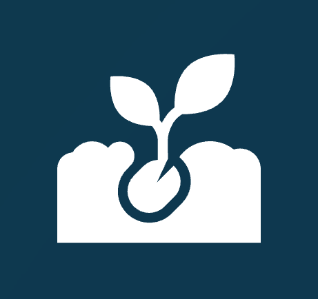 Geometric drawing of an outline square with sections divided by vertical, horizontal, and diagonal lines.