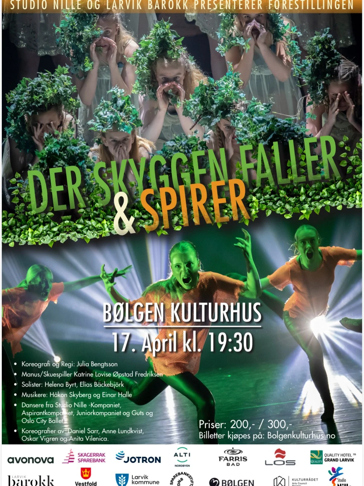 DER SKYGGEN FALLER OG SPIRER
