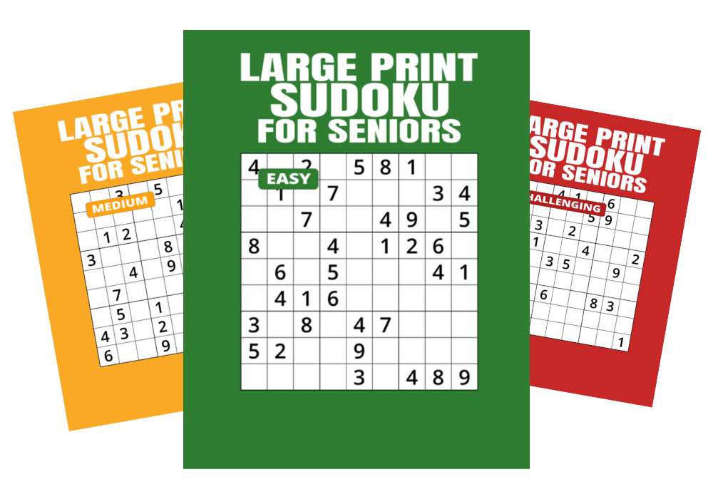 Large Print Sudoku For Seniors Series