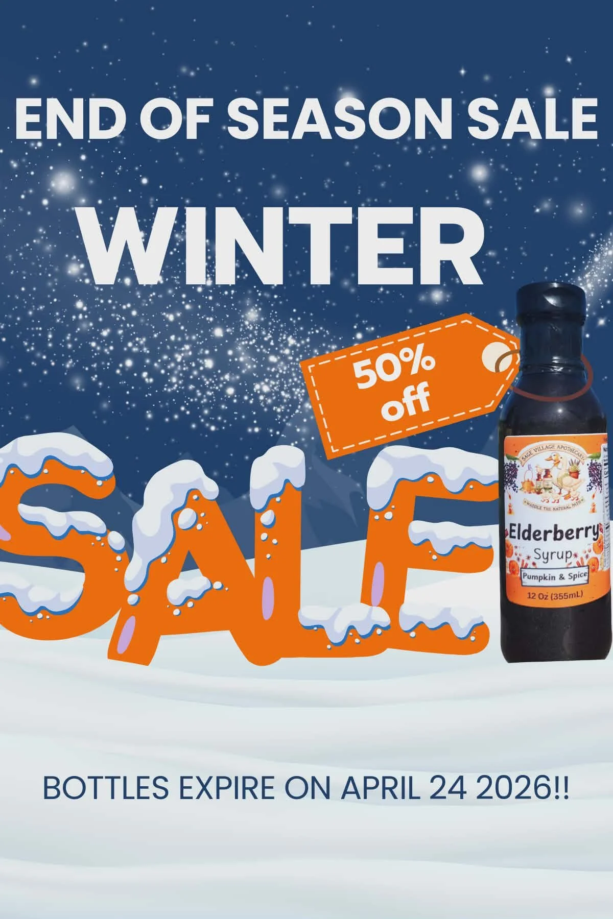 Pumpkin & Spice Elderberry Syrup