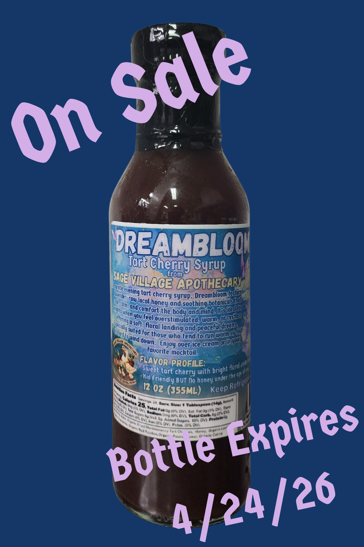 DreamBloom Tart Cherry Syrup